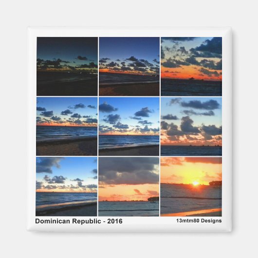 Magnet - Dominicaanse Republiek Magneet (Voorkant)