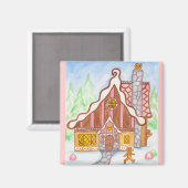 magnet d'onde de maison de gingembre (Recto/Verso)