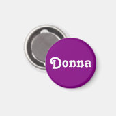 Magnet Donna Magneet (Voorkant / Achterkant)