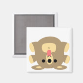 Magnet d'ours de caricature très épais (Recto/Verso)