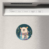 Magnet d'ours doux et confortable (In Situ (Lave-vaisselle))