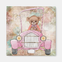 Magnet d'ours en peluche
