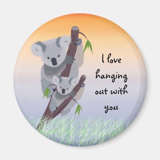 Magnet d'ours Koala australien mignon (Devant)
