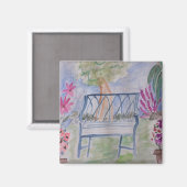 Magnet du banc d'été (Recto/Verso)