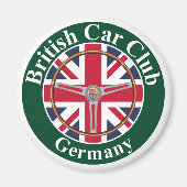 Magnet du British Car Club (Devant)