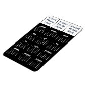 Magnet du calendrier 2017 - Photo Collage Modèle (Côté Gauche)