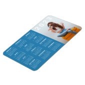 Magnet du calendrier 2023 | Couleur et photo perso (Côté Gauche)