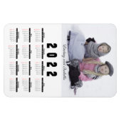 Magnet du calendrier photo 2022 (Horizontal)