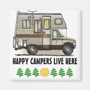Magnet du campeur rv de ClassC