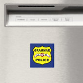 Magnet du Carré de la police de grammaire (In Situ (Lave-vaisselle))