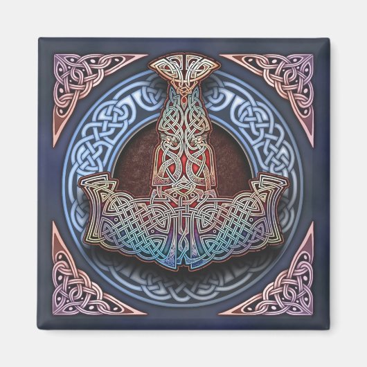 Magnet du Carré marteau de Thor (Devant)