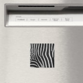 Magnet du Carré Motif Zebra Stripe (In Situ (Lave-vaisselle))