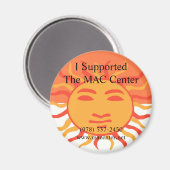 Magnet du centre MAC (Recto/Verso)