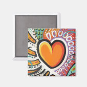 Magnet du coeur fou (Recto/Verso)