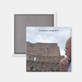 Magnet du Colisée de Rome (Recto/Verso)