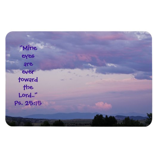 Magnet du coucher de soleil du Montana avec couple (Horizontal)