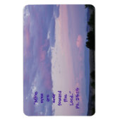 Magnet du coucher de soleil du Montana avec couple (Vertical)