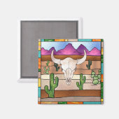 Magnet du crâne du Sud-Ouest (Recto/Verso)