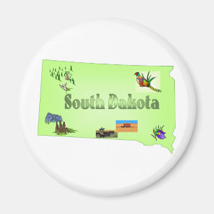 Magnet du Dakota du Sud