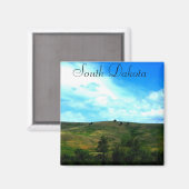 Magnet du Dakota du Sud (Recto/Verso)