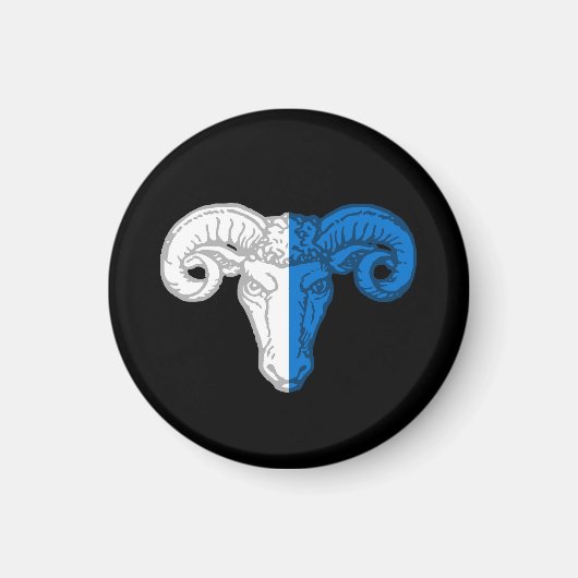 Magnet du désert en argent SCA (Devant)