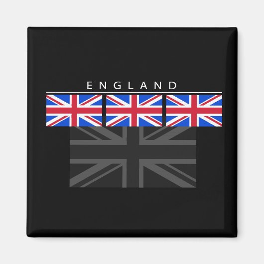 Magnet du drapeau d'Angleterre (Devant)