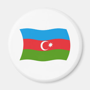 Magnet du drapeau d'Azerbaïdjan