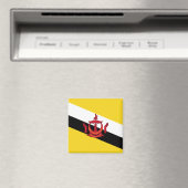 Magnet du drapeau de Brunei (In Situ (Lave-vaisselle))