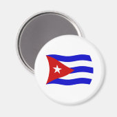 Magnet du drapeau de Cuba (Recto/Verso)