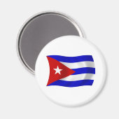 Magnet du drapeau de Cuba (Recto/Verso)