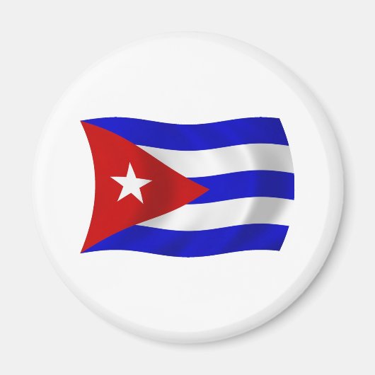 Magnet du drapeau de Cuba (Devant)