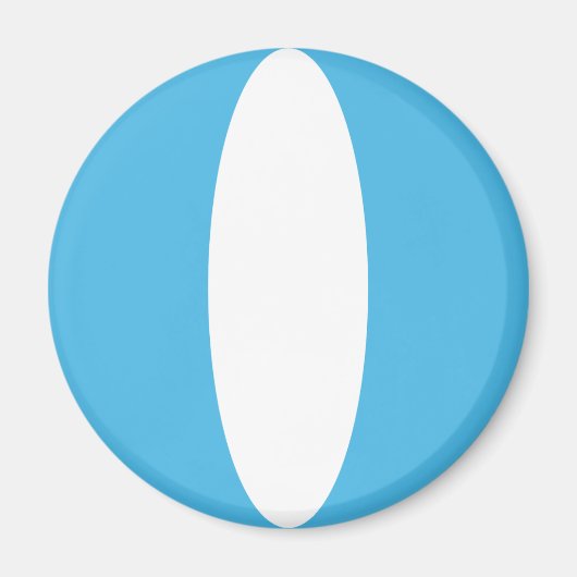 Magnet du drapeau de Fisheye du Guatemala (Devant)