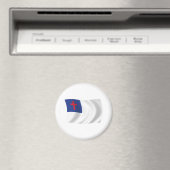 Magnet du drapeau de la religion chrétienne (In Situ (Lave-vaisselle))