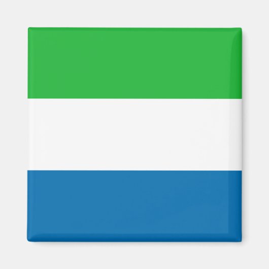 Magnet du drapeau de la Sierra Leone (Devant)