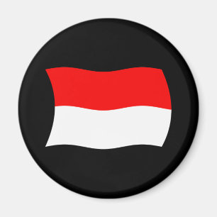 Magnet du drapeau de l'Indonésie