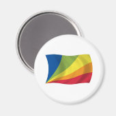 Magnet du drapeau de Lingua Franca Nova (Recto/Verso)