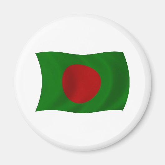 Magnet du drapeau du Bangladesh (Devant)