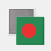 Magnet du drapeau du Bangladesh (Recto/Verso)