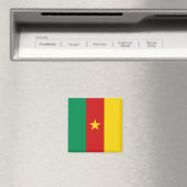 Magnet du drapeau du Cameroun (In Situ (Lave-vaisselle))