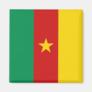 Magnet du drapeau du Cameroun