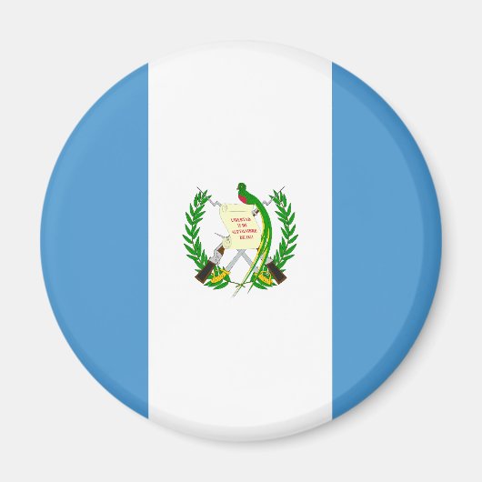 Magnet du drapeau du Guatemala (Devant)