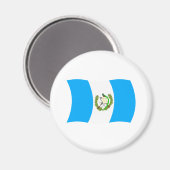 Magnet du drapeau du Guatemala (Recto/Verso)