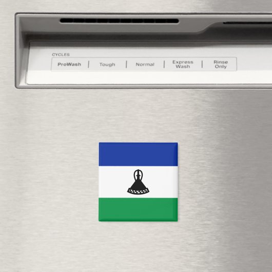 Magnet du drapeau du Lesotho (In Situ (Lave-vaisselle))