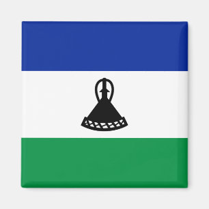 Magnet du drapeau du Lesotho