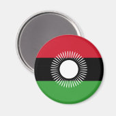 Magnet du drapeau du Malawi (Recto/Verso)