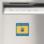 Magnet du drapeau du New Jersey (In Situ (Lave-vaisselle))