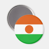 Magnet du drapeau du Niger (Recto/Verso)