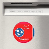 Magnet du drapeau du Tennessee (In Situ (Lave-vaisselle))