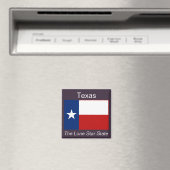 Magnet du drapeau du Texas (In Situ (Lave-vaisselle))