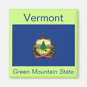 Magnet du drapeau du Vermont